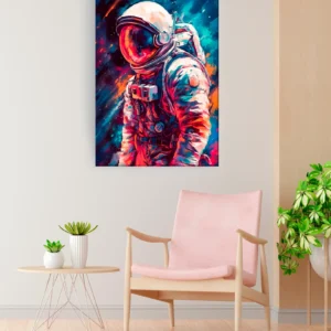 Astronauta pinceladas