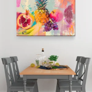 Frutas manchas colores